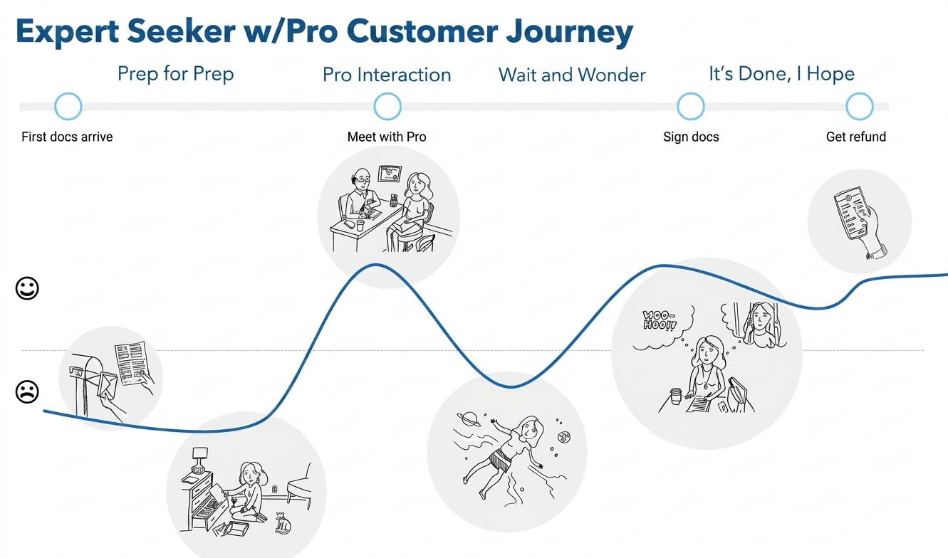TurboTax Live CPA Journey